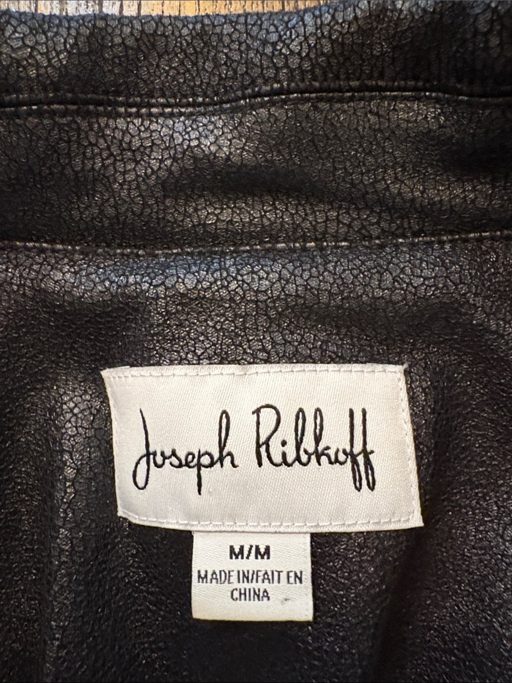 Joseph Ribkoff Studded Black Biker Moto Jacket Silver Studs Medium - Picture 5 of 10